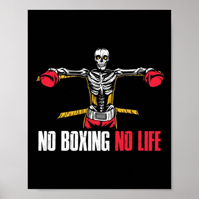 Poster Sem Boxing Sem Vida (Frente)