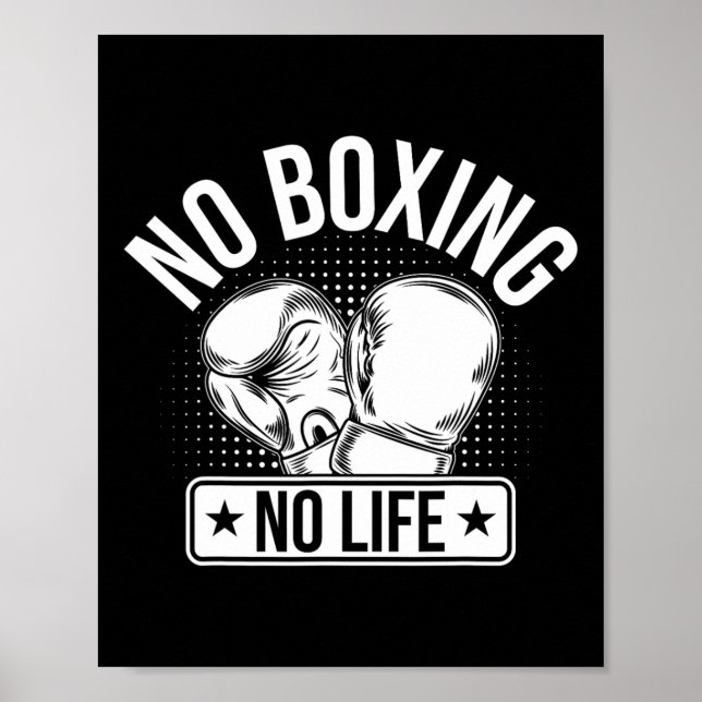 Poster Sem Boxing Sem Vida 1 (Frente)