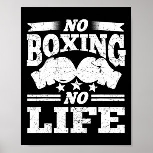Poster Sem Boxing Sem Vida Boxando Luvas Boxando Luvas
