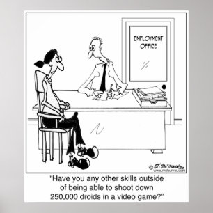 Poster Sem Competências De Trabalho?