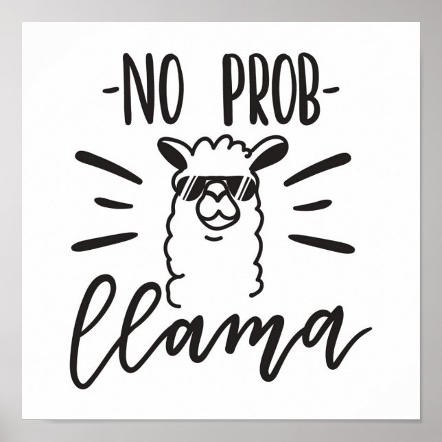 Poster Sem Design Prob Llama (Frente)