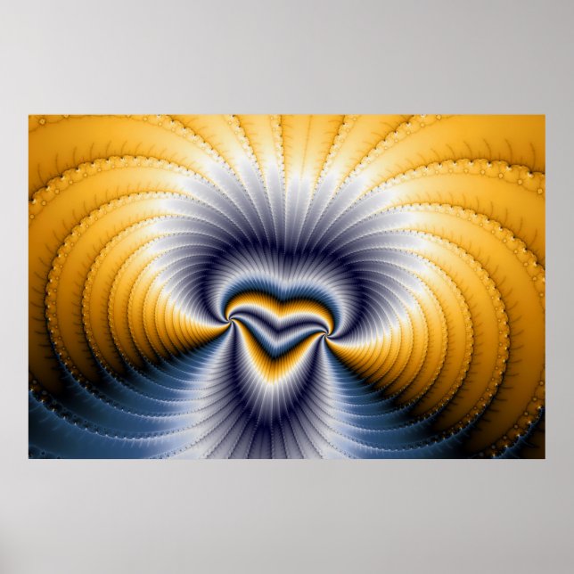 Pôster Sem Deus - Fractal (Frente)