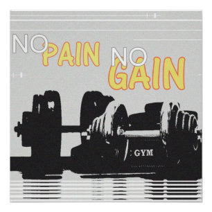 Pôster Sem Dor Sem Ganho