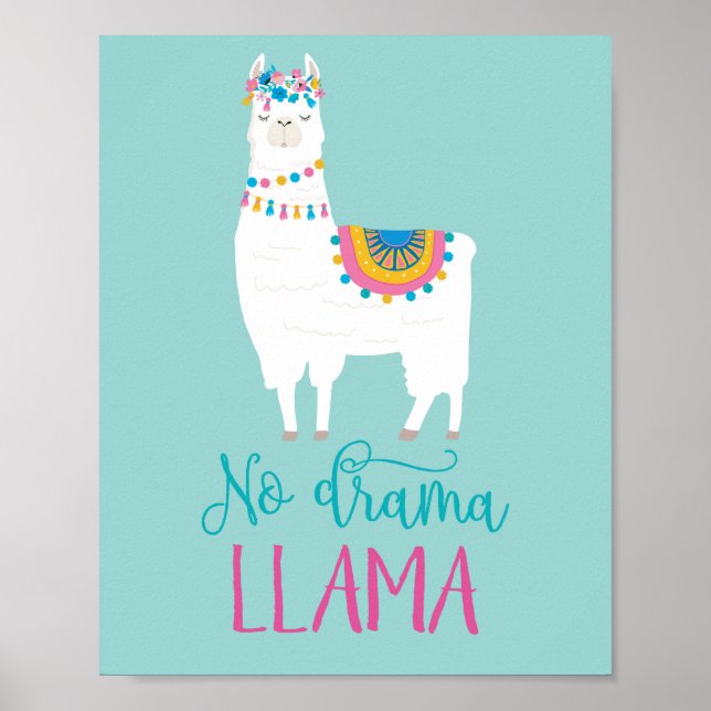 Poster Sem Drama LLAMA (Frente)