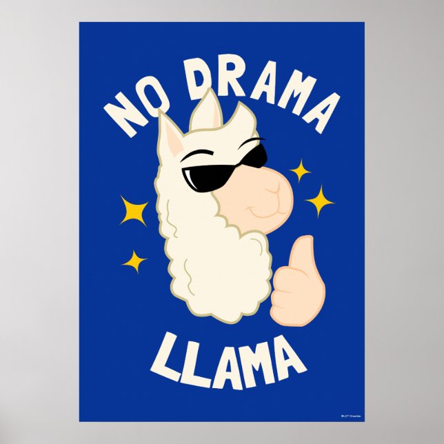 Poster Sem Drama Llama (Frente)