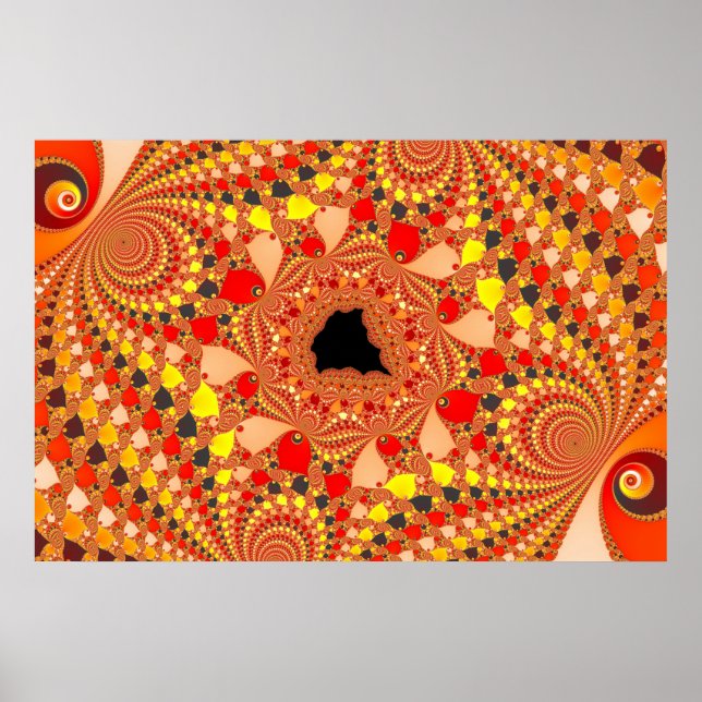 Pôster Sem Forma - Fractal (Frente)