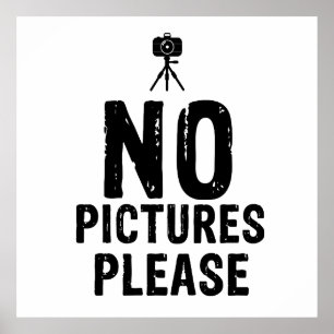 Poster Sem fotos, por favor