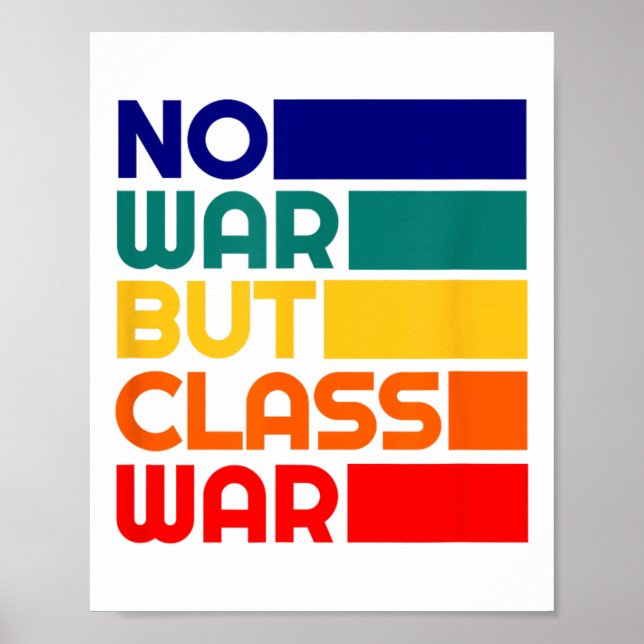 Poster Sem guerra Karl Marx Mas Guerra Cl Radical Esquerd (Frente)