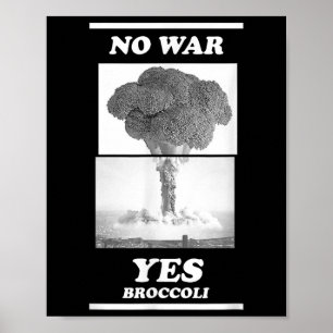 Poster Sem guerra Sim Broccoli