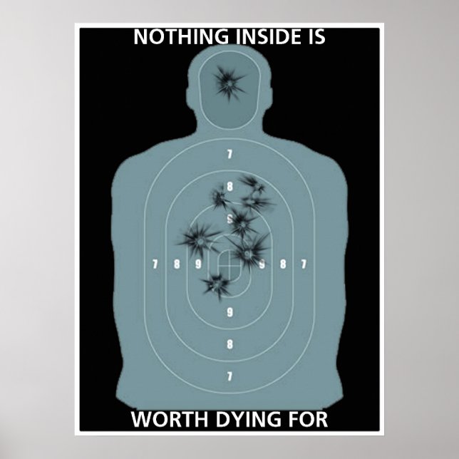 Pôster Sem invasão ou ousadia passar o sinal (Frente)