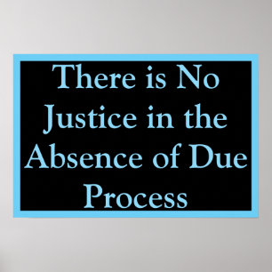 Poster Sem Justiça Sem Devido Processo
