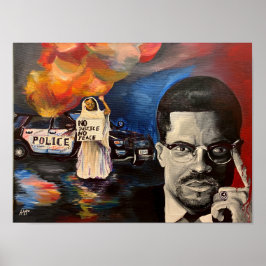 Poster Sem Justiça, Sem Paz