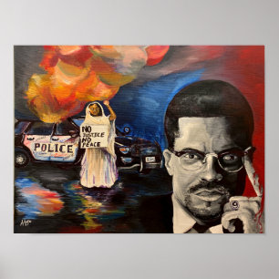 Poster Sem Justiça, Sem Paz