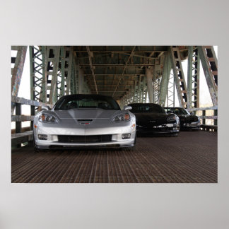 Poster sem marca d'água - Corvettes ZR1 e 2 Z06