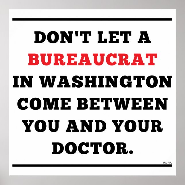 Pôster Sem Medicina Socializada (Frente)