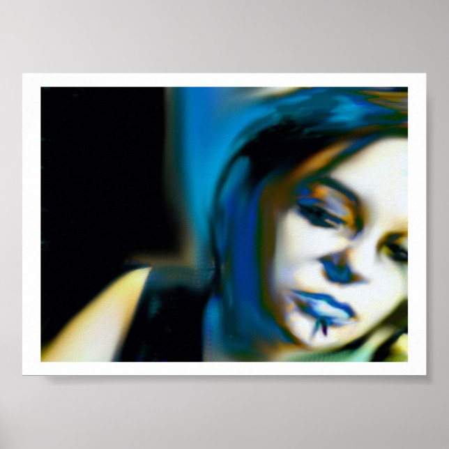 Pôster sem mim - azul (Frente)