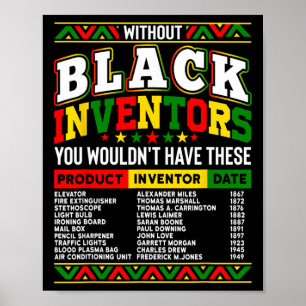 Poster Sem os Inventores Negros Você Não Teria Isso