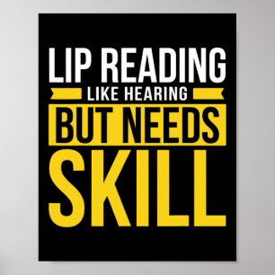 Poster Sem Ouvir - Surdo - Impossível De Ouvir - Surdo Aw