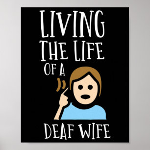 Poster Sem Ouvir - Surdo - Impossível De Ouvir - Surdo Aw