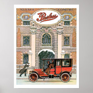 Poster sem par do impressão da arte do vintage do