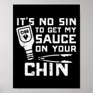 Poster Sem Pecado Para Pegar Molho Em Seus Homens Do Chin