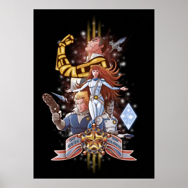 POSTER SEM PEDAÇOS NENHUMA GLÓRIA (Frente)
