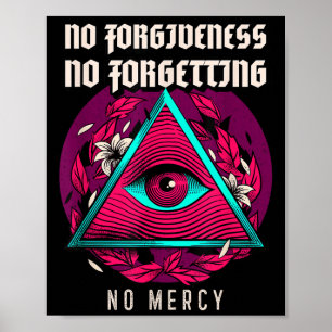Poster Sem Perdão Sem Esquecer Nenhum Compaixão (dizendo