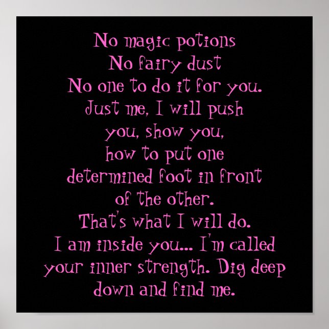 Pôster Sem poções mágicas (Frente)