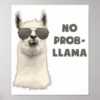 Pôster Sem problemas Llama