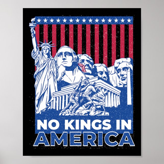 Poster Sem Reis Na América 4 (Frente)