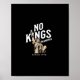 Poster Sem Reis Na América Estilo Patriótico Clássico
