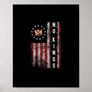 Poster Sem Reis Na América Minimal Limpo