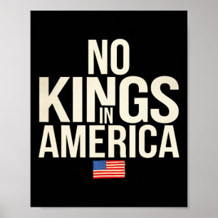 Poster Sem Reis Na Democracia Americana Estados Unidos In