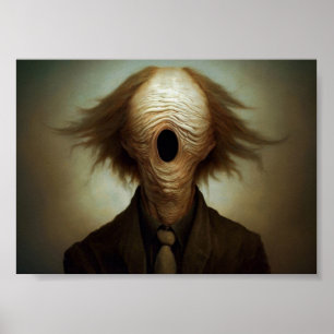 Poster Sem Retrato de Horror de Rosto