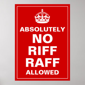 Poster Sem Riff Raff