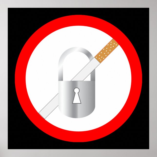 Pôster Sem símbolo de fumante (Frente)