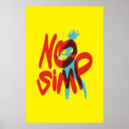 Poster Sem Simpons, Pare De Simpatizar, Apenas Um Lugar