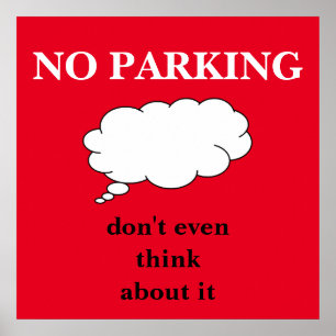 Poster sem sinal de estacionamento por dalDesignNZ