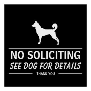 Pôster Sem Solicitações, Veja o Cachorro para Detalhes Di