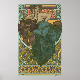 Poster Sem título por Alphonse Mucha (1902)
