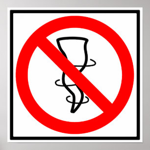 Poster Sem Tornadoes - Sinal de Estrada