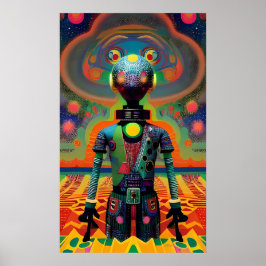 Poster Sem Vapor Para Cyborg Willie Ken Gage Art