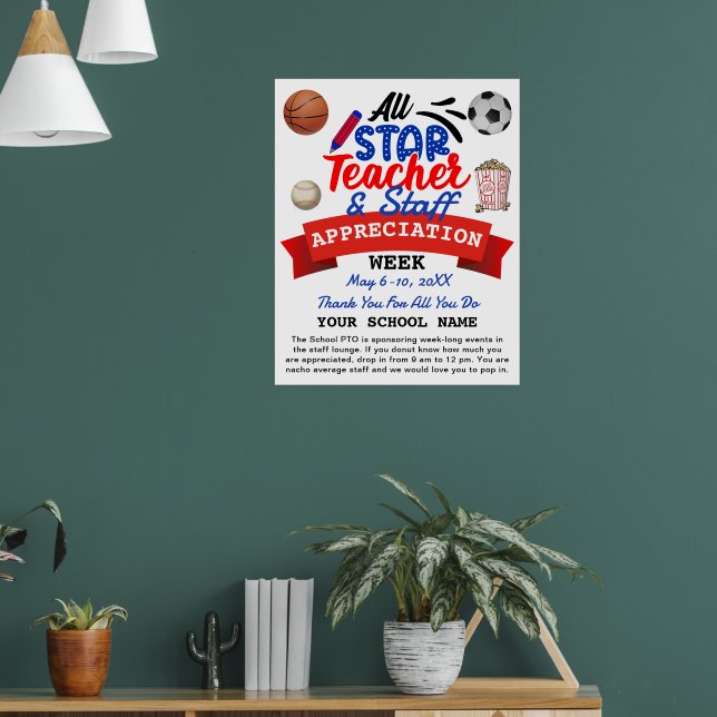 Poster Semana de Apreciação de Professores Itinerário PTO (Sala de Estar 1)