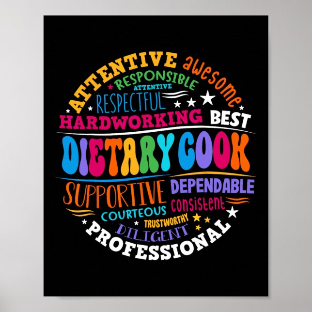 Poster Semana de Apreciação do Cozinheiro de Dieta Trabal (Frente)