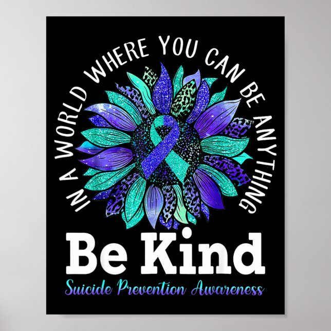 Poster semana de conscientização da prevenção seja gentil (Frente)
