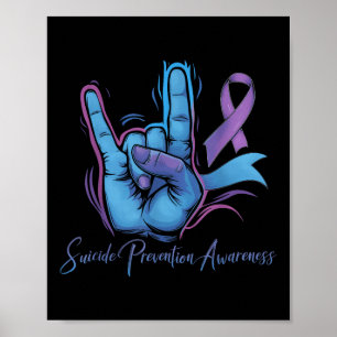 Poster Semana de Conscientização sobre Prevenção ao Suicí