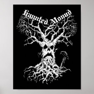 Poster Sematário Merch. Design A Árvore Fantasma. Monte A