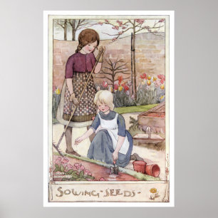 Poster Sementes da sementeira por Anne Anderson