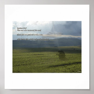 Pôster Sementes e Fé