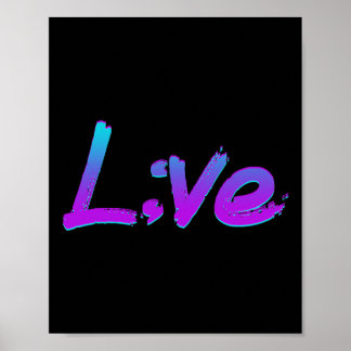 Poster Semicolon em direto Prevenção ao Suicídio Sensibil